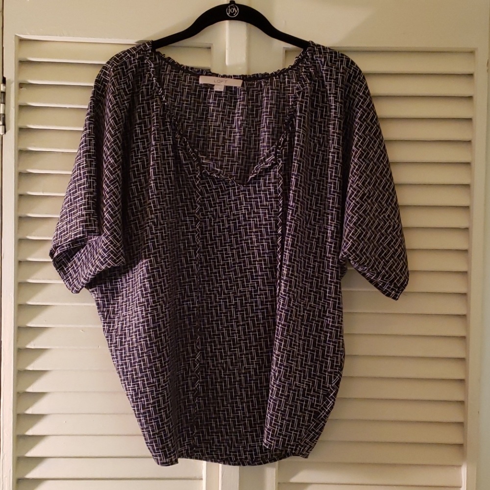 Loft V Neck Blouse